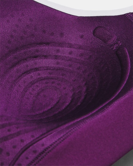 Damen UA Infinity High Sport-BH, Purple, pdpMainDesktop image number 9